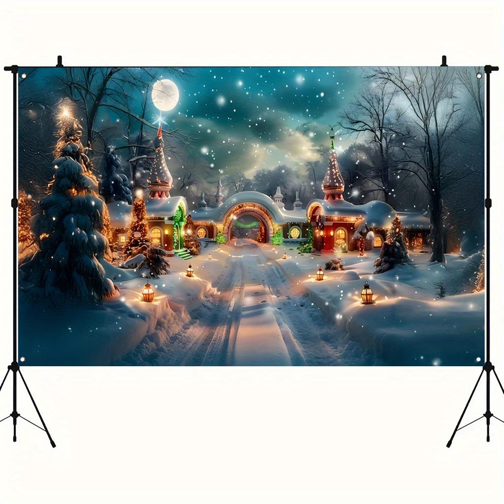 Christmas background fabric holiday and winter activities family gatherings and decorations Christmas decorations