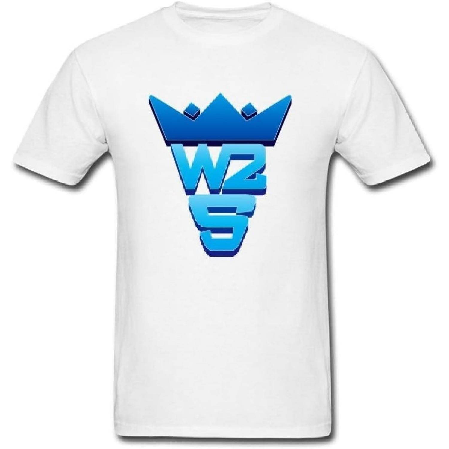 Kingdiny Men s W2S Logo T Shirt XXXXXL белый