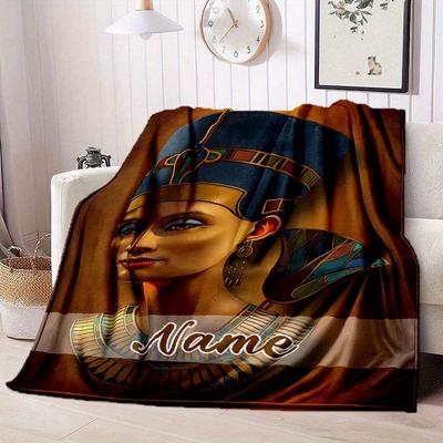 Egypt Customize Your Name Blanket Warm Comfortable And Soft Blankets Are Suitable For Home Lunch Break Blanket Office Sofa Sofa Gift To Relatives And