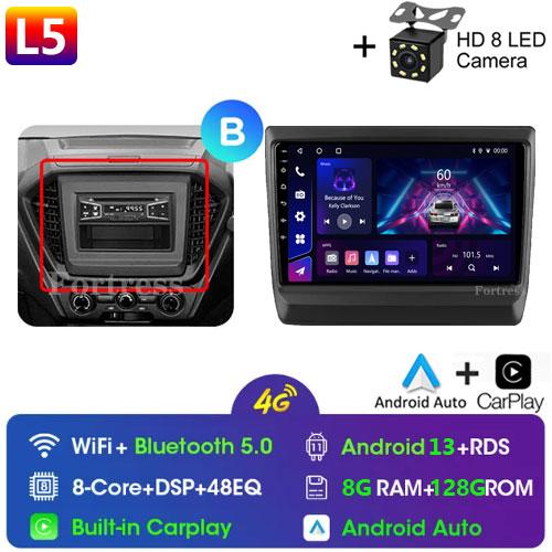 Car Radio Android 13 For lsuzu D-MAX 3 RG 2019 - 2025 GPS Navigation Auto Screen Stereo Multimedia Player No 2din BT DVD 5G Wifi