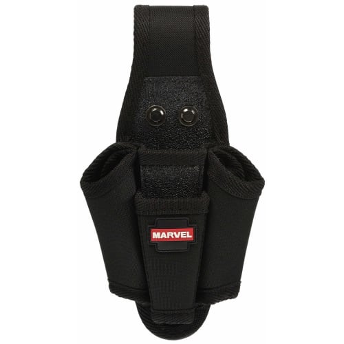 Marvel Electrician's Pocket Shutto Pliers Holder with Two-Tier Side Screwdriver Holder, MDP-SU44, Black