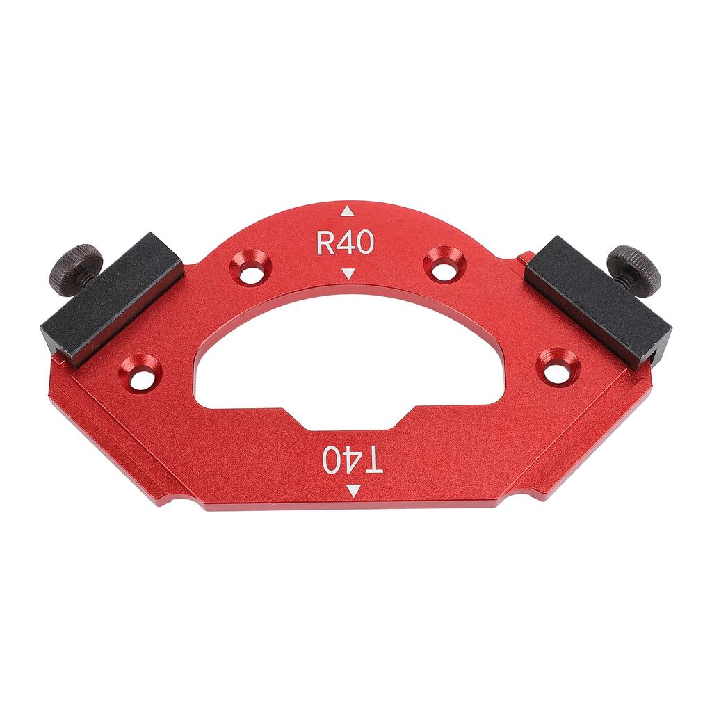 Radius Chamfer Template R40 T40 Rounded Corner Bevel Angle Trimming Cutting Jig for Woodworking Proj