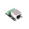 1 szt. Płytka adaptera Rj45 pojedyncza/podwójna żeńska Adapter sieciowy Rj45 zamienia zacisk o rastrze 3,5 na 8P adapter sieciowy