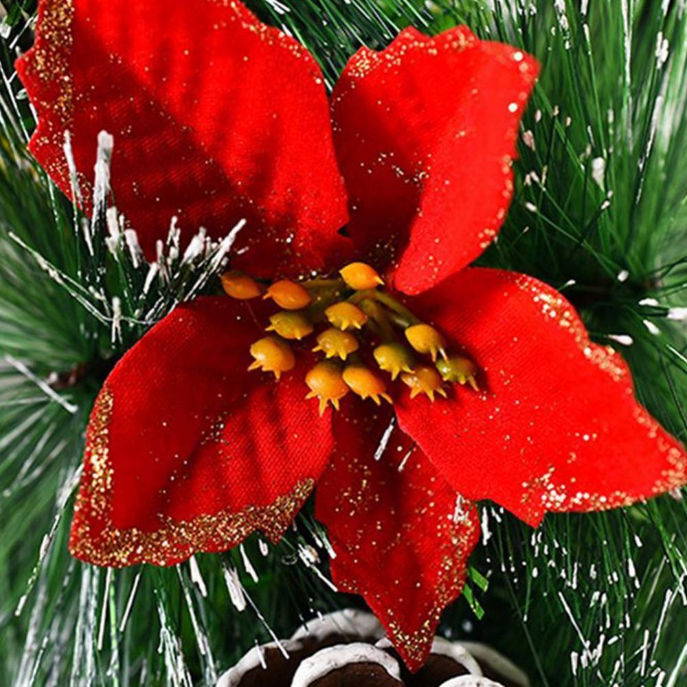 Christmas Wreath Berry Wreath Handmade Flower Front Door Antique Wreath Flocking Mixed Decorations Christmas Decorations