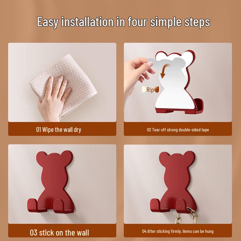 Multifunctional Self-Adhesive Hooks