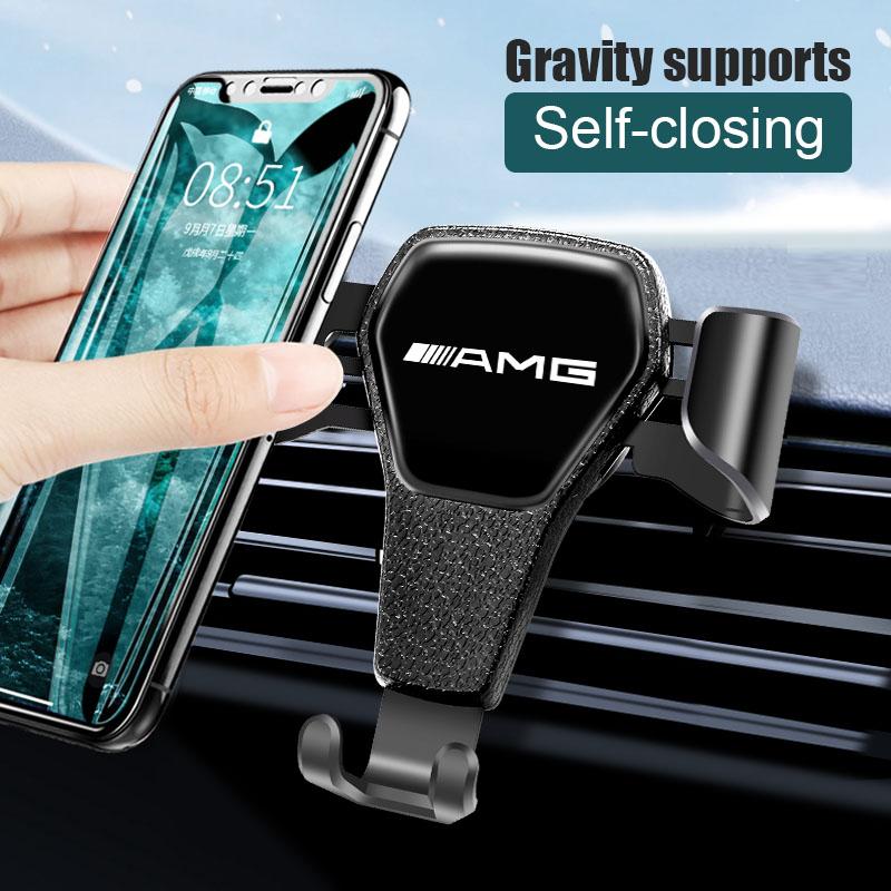 Gravity Car Interior Phone Sticker Holder Air Vent GPS Stand Accessories For Mercedes Benz AMG A B C E G CLA GLA W211 W214 W205 II2