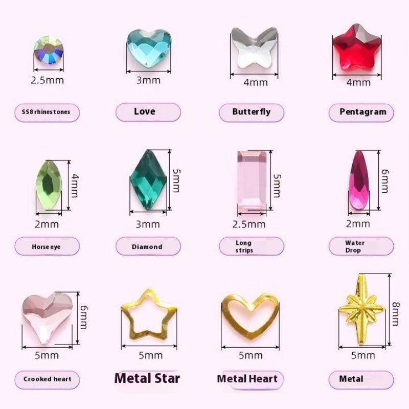 DIY Teeth Glittering Ornament Professional Dental Adhesive Gem Crystals Ornaments Easy To Remove Unisex Dental Decoration