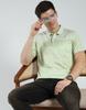 Luxuria Men's Striped Collar Neck T-Shirt