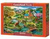 2000 Piece Puzzle: Idyllic House with Horses