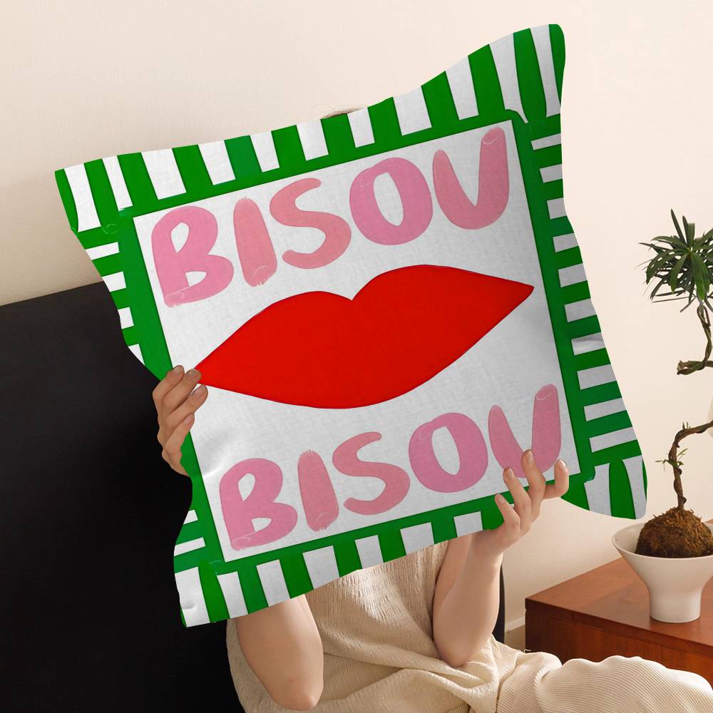 More Amor Por Favor Cushion Cover Inches Farmhouse Decor Home Throw Pillow Covers For Couch Decorations