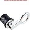 316 Stainless Steel Flip Style Drain Plug - Cam Lock Snap Tight Plug For Boat Hull, Livewell, Baitwell, Transom (Fits 1" & 1-1/4" Holes)