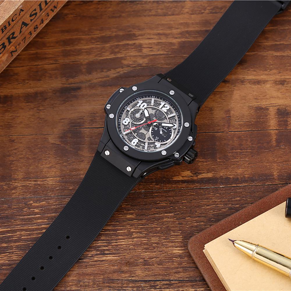 Richard Royal Oak Men's Quartz Watch with Silicone Strap - Casual Fashion