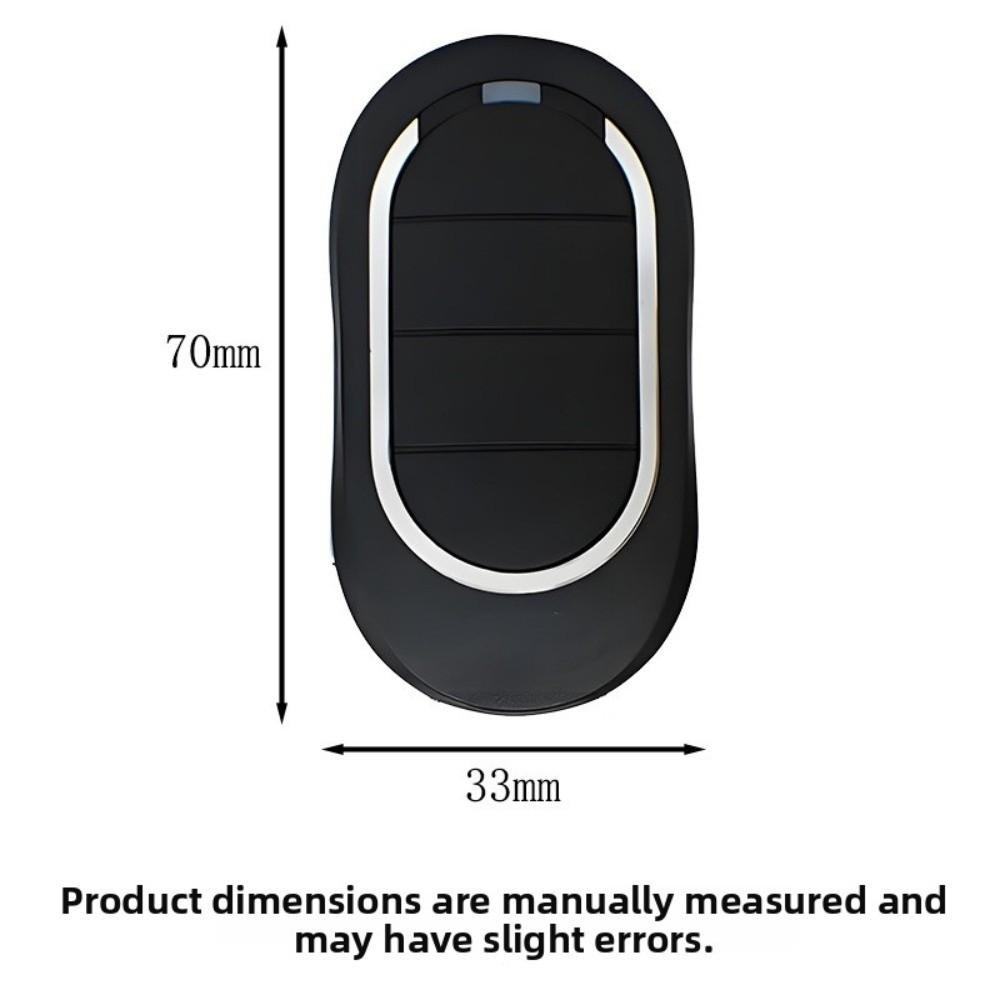 Rolling Code Garage Door Remote Control 433MHz Keychain Remote Control for Barriers