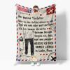 Letter Gifts Digitalprinted Polyester Bedroom Velvet Flannel Soft Sofa Cover Blanket Fleece Soft Sofa Cover Blankets for Beds