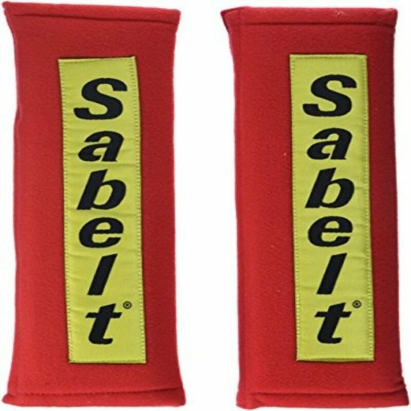 Sabelt-Almohadillas para Cinturón de Seguridad Sabelt Rojo