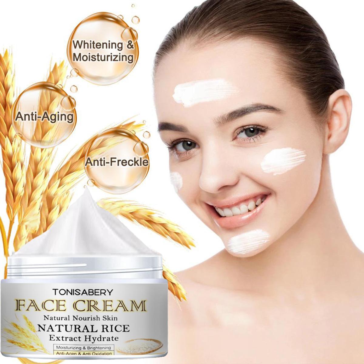 

Рисовый крем, увлажняющий и осветляющий тонкие линии, увлажняющий рисовый крем