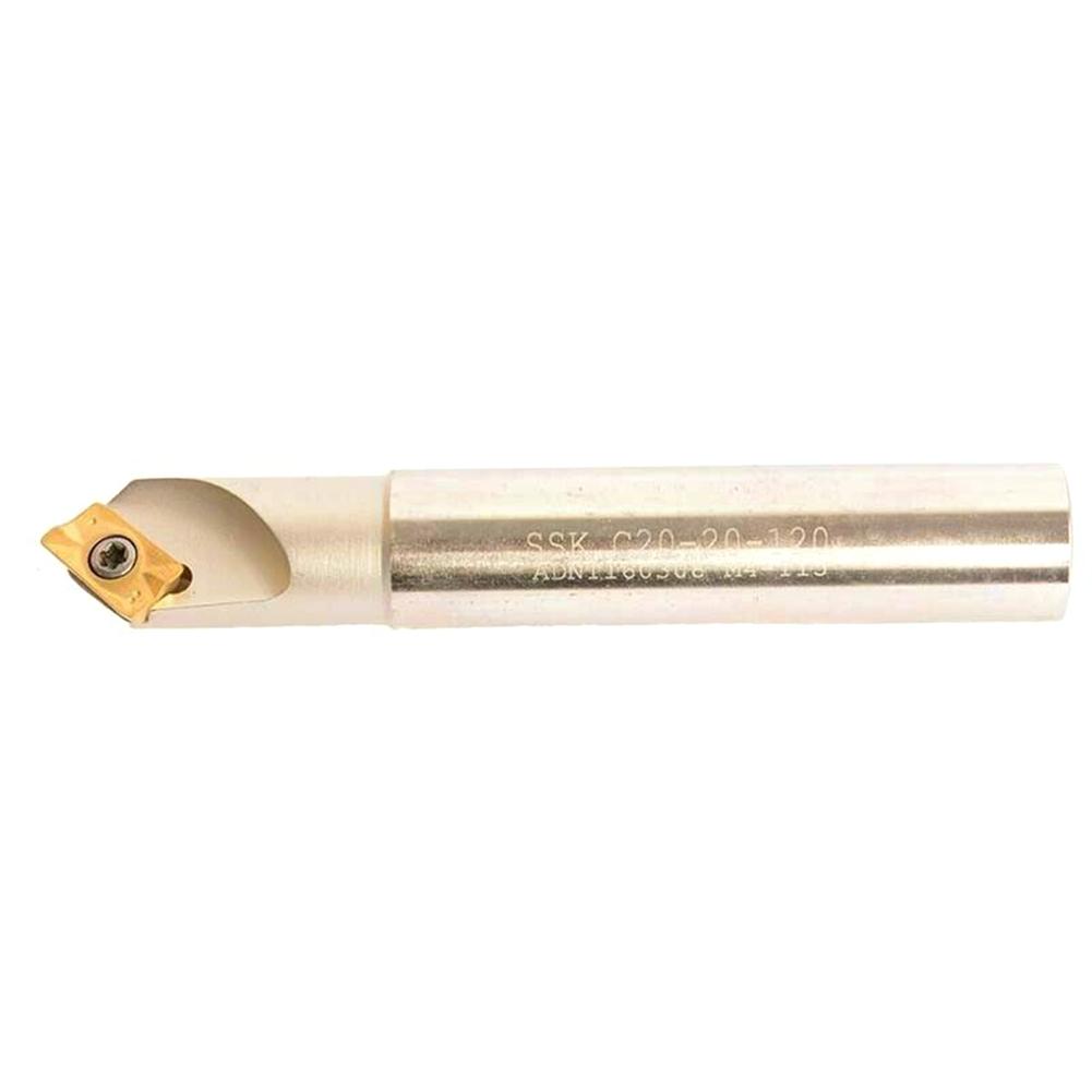 20mm Indexable Chamfer End Mill Cutter C2020120L + 10PC APMT1604 Inserts for Precision Cutting and Tool Replacement