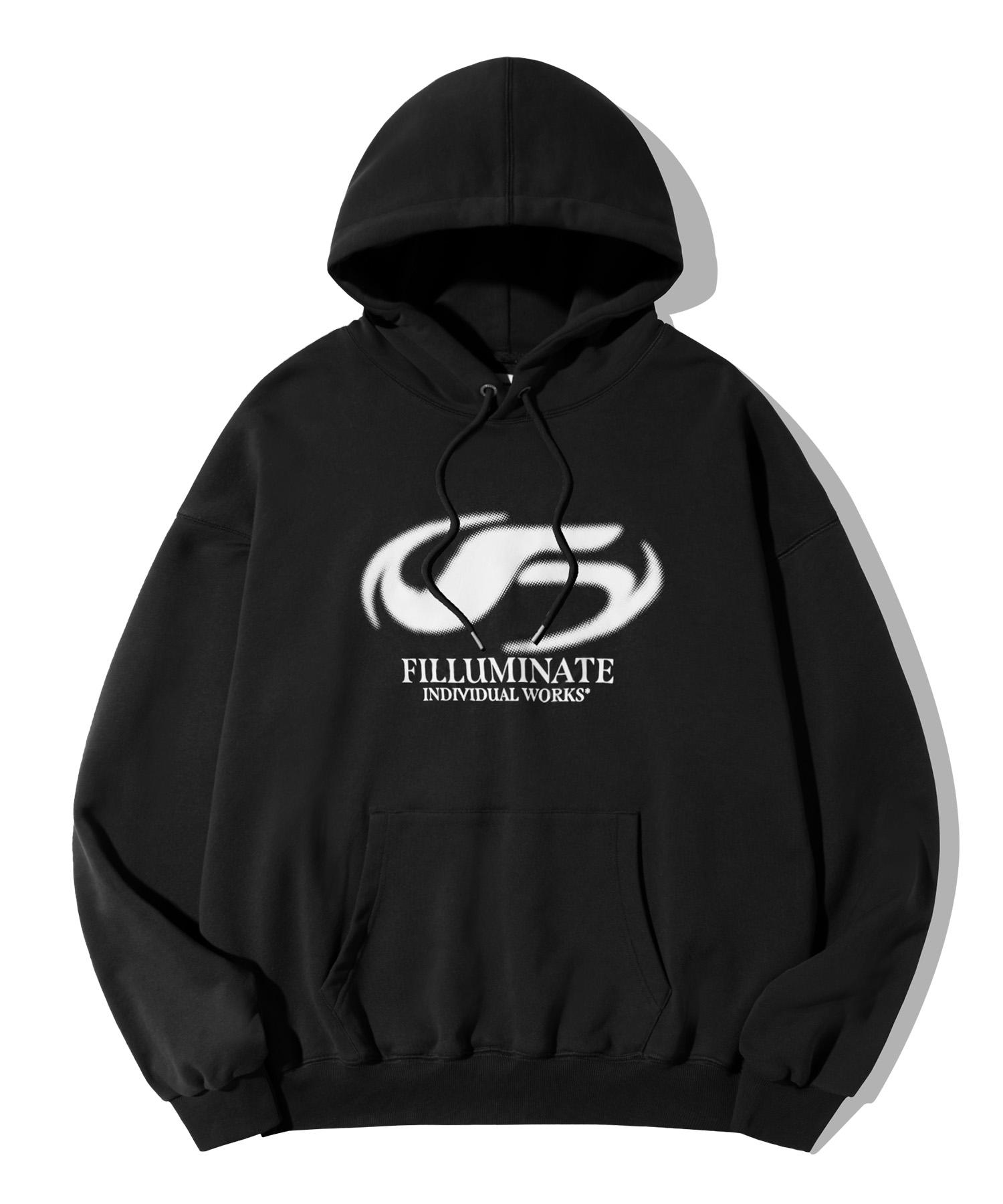 Худи с принтом Illuminate Symbol Logo Spread - Черный Black/S