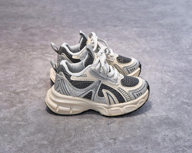 Children's Non-Slip Mesh Sports Shoes - Spring & Autumn 2025 Collection