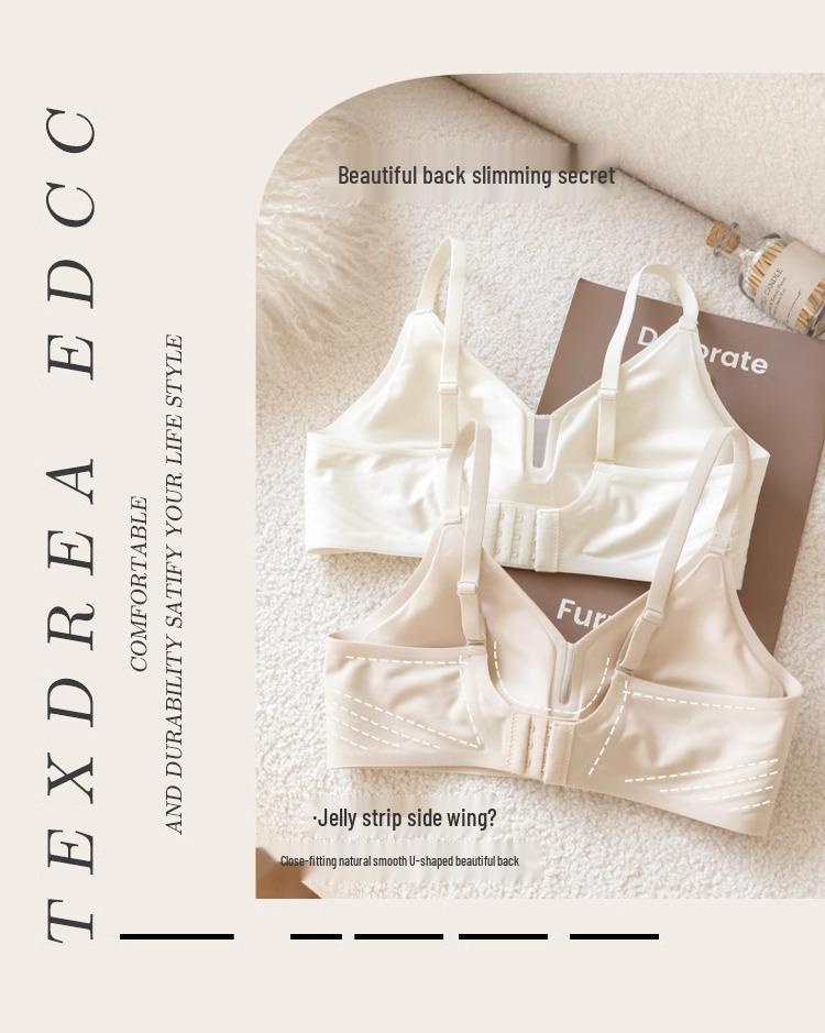 Seamless Anti-Sag Uplift Bra: Breathable, Comfortable, Supportive for Large Chest
