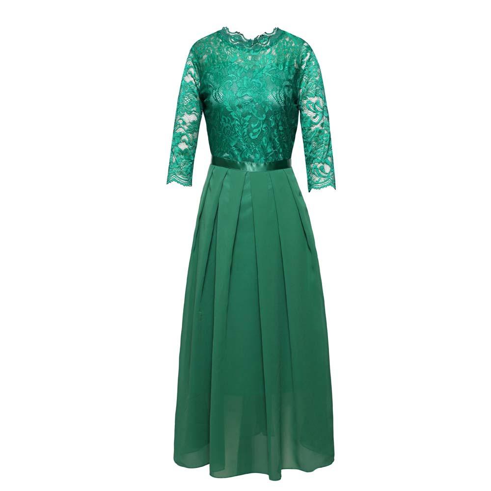 Ebay Independent Station Classic Explosion European and American Skirt Cross-border Women's Clothing Bridesmaid Dress Dress Lace Long Dress Evening 