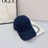 New Linen Baseball Cap, Large Brim Hemming, Breathable Summer Hat, Sun Protection and Sunshade, Fashionable and Versatile