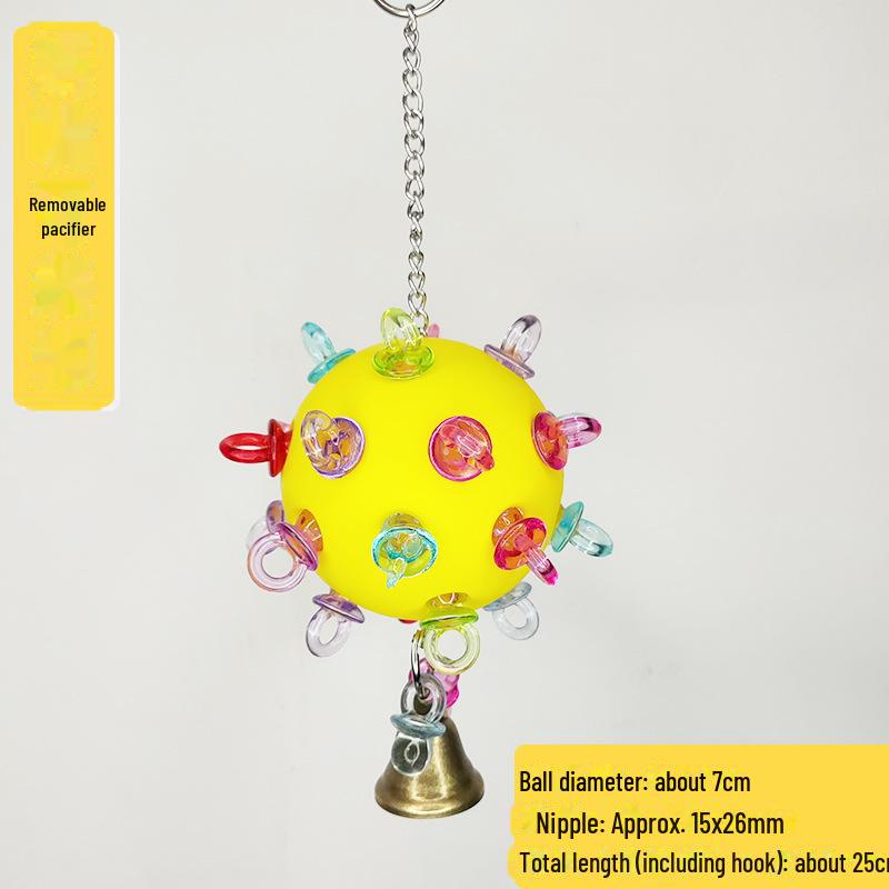 

Игрушка-птица «Звездный шар» от Interstellar: Головоломка «Жевание, добыча пищи и лазание» для облегчения скуки и устранения скрежета зубов