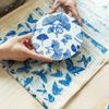 Ceramic Clay Transfer Paper 20 PCS Flower Underglaze Decal Sheet DIY Pottery Clay Coloring Tools for Creative Ceramic Ornament Scene