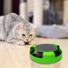 Durable Non-Toxic Plastic Interactive Cat Toy, Claw Grooming Feature In Bright Colorful Design, Battery-Free Rotating Mouse For Exercise And Agility