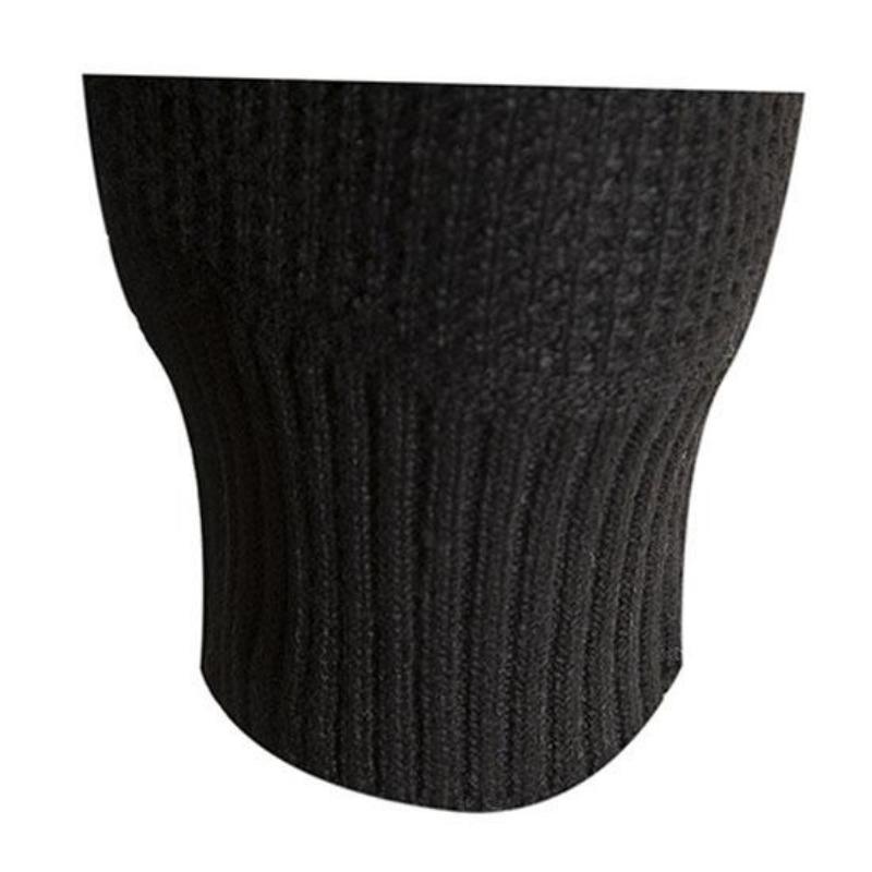 Herren Pullover mit Stehkragen und verdickter Fleece-Oberbekleidung, lockerer Strickpullover, Strickjacke, Winterpullover, modisches, schmales Oberteil