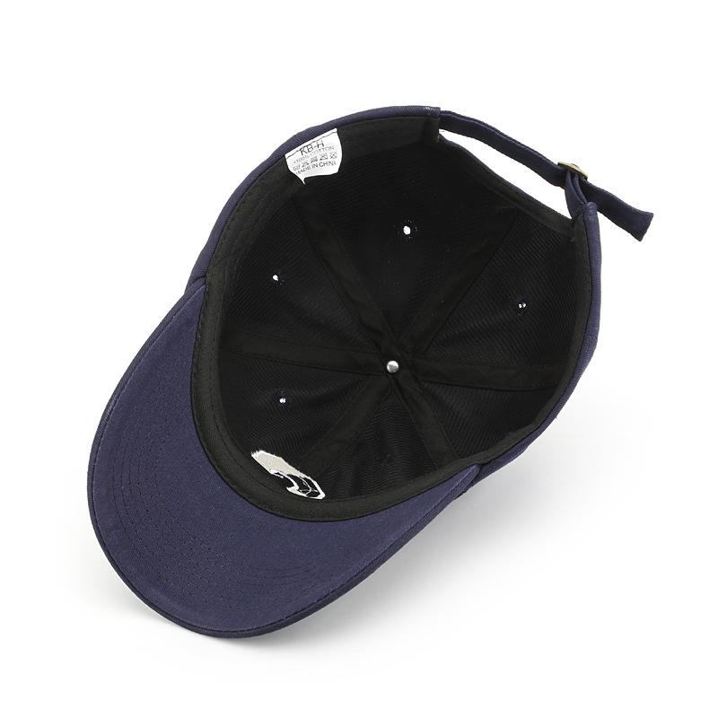 Gorra de béisbol estilo coreano Moda retro Gorra con visera Bordada con letra C grande Visera para protección solar al aire libre Gorro para hombre y mujer