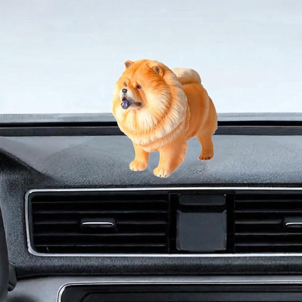 Dog Figurine for Home And Car Decoration Gift for Birthdays Miniature Dog Model Educational Toy for Kids