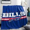 Buffalo Bills Bedruckte Flanelldecke, weicher Überwurf für Schlafzimmer Sofa, waschbar, Fanartikel, tolles Geschenk.