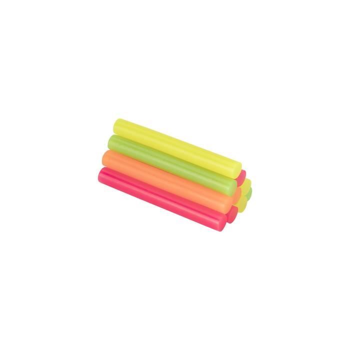 Barres de colle - SALKI - 430108 - Ø12x95mm - Mélange Fluor - 12 unités