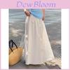 Cotton Blend Floral Handmade Dress With Zipper For Spring Summer Fashion