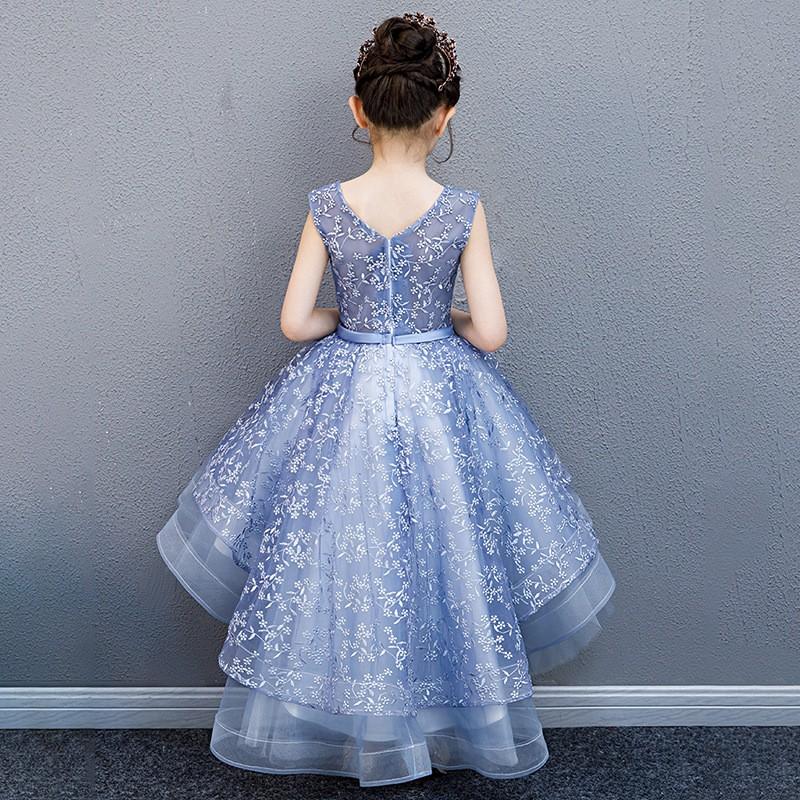 Summer New Foreign Trade Children's Formal Dress Birthday Host Show Piano Performance Dress Princess Pettiskirt