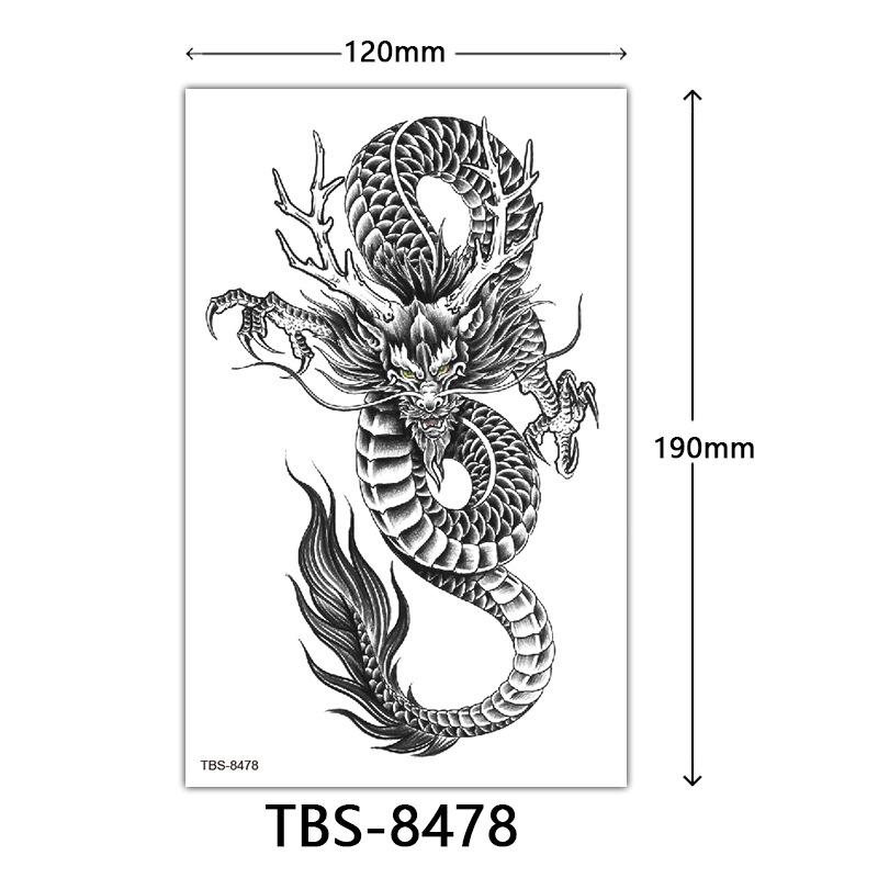 

Водостойкая тату-наклейка, тату-наклейка с тотемным персонажем тату 120*190mm