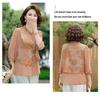 2026 Floral Summer Set for Middle-aged Women: Chinese Style Shirt Blouse