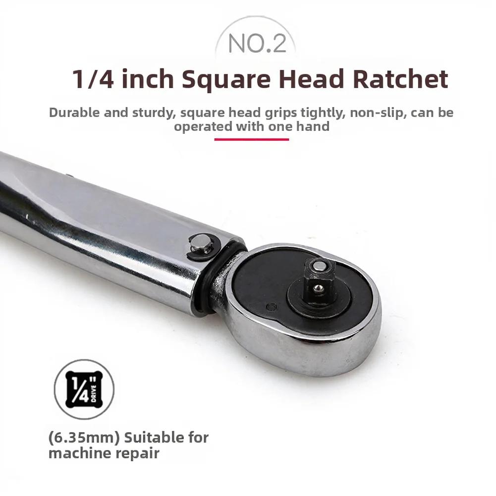 

Adjustable Torque Range Tool Torque Wrench 5-25N Torque Wrench Adjustable 5-25 Nm Range Dual-directional Operation China Mainland