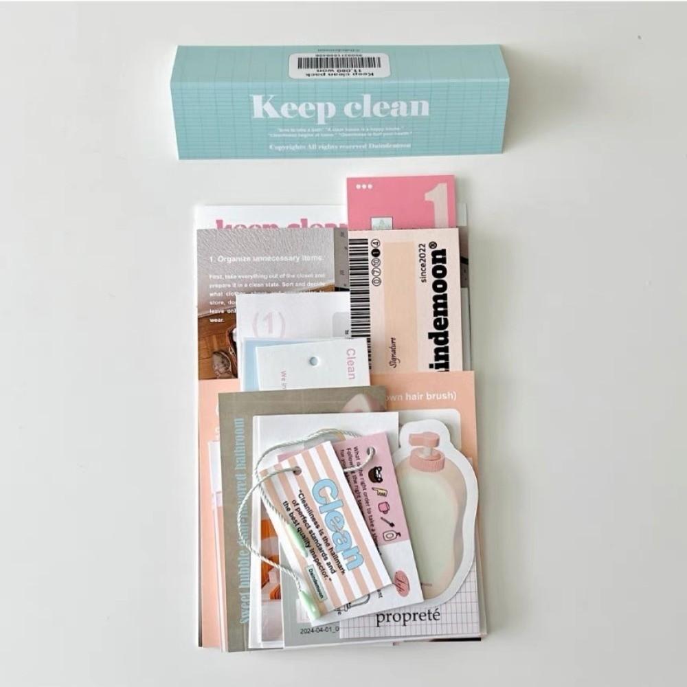 Paper Decorative Stationery Laundry Themed Hand Account Collage  Educational Tools