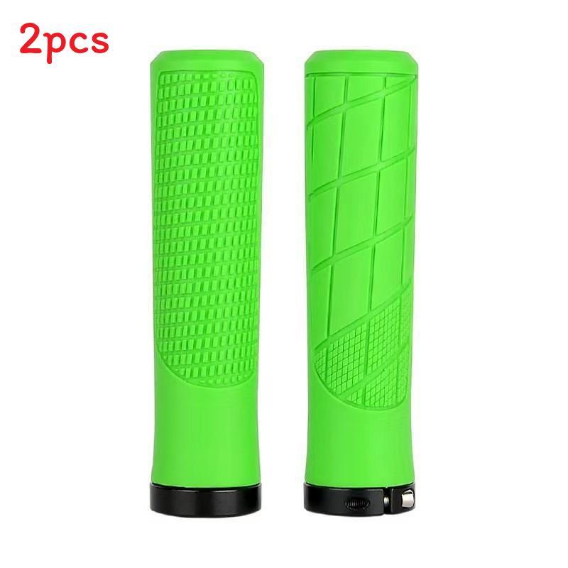 Bicycle Rubber Handlebar Grip With Antislip Silicone Sleeve For Mountain Bike Riding Accessories