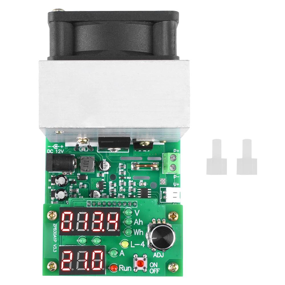 Electronic Load Tester 110W 9.99A 30V Battery Capacity Current Tester Discharge Monitoring Module Battery tester 60W
