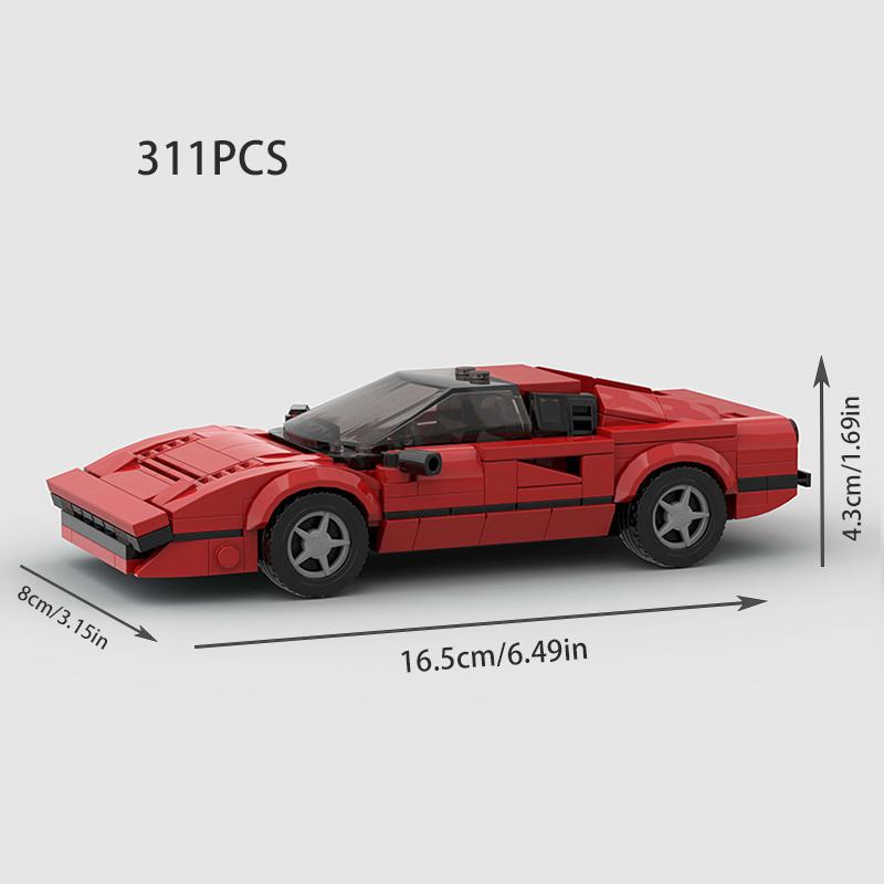 MOC Racing Sports Car Vehicle City Speed Champion Racer Technique Building Blocks Brick Set Supercar Kids Toys Boys Gifts NSX