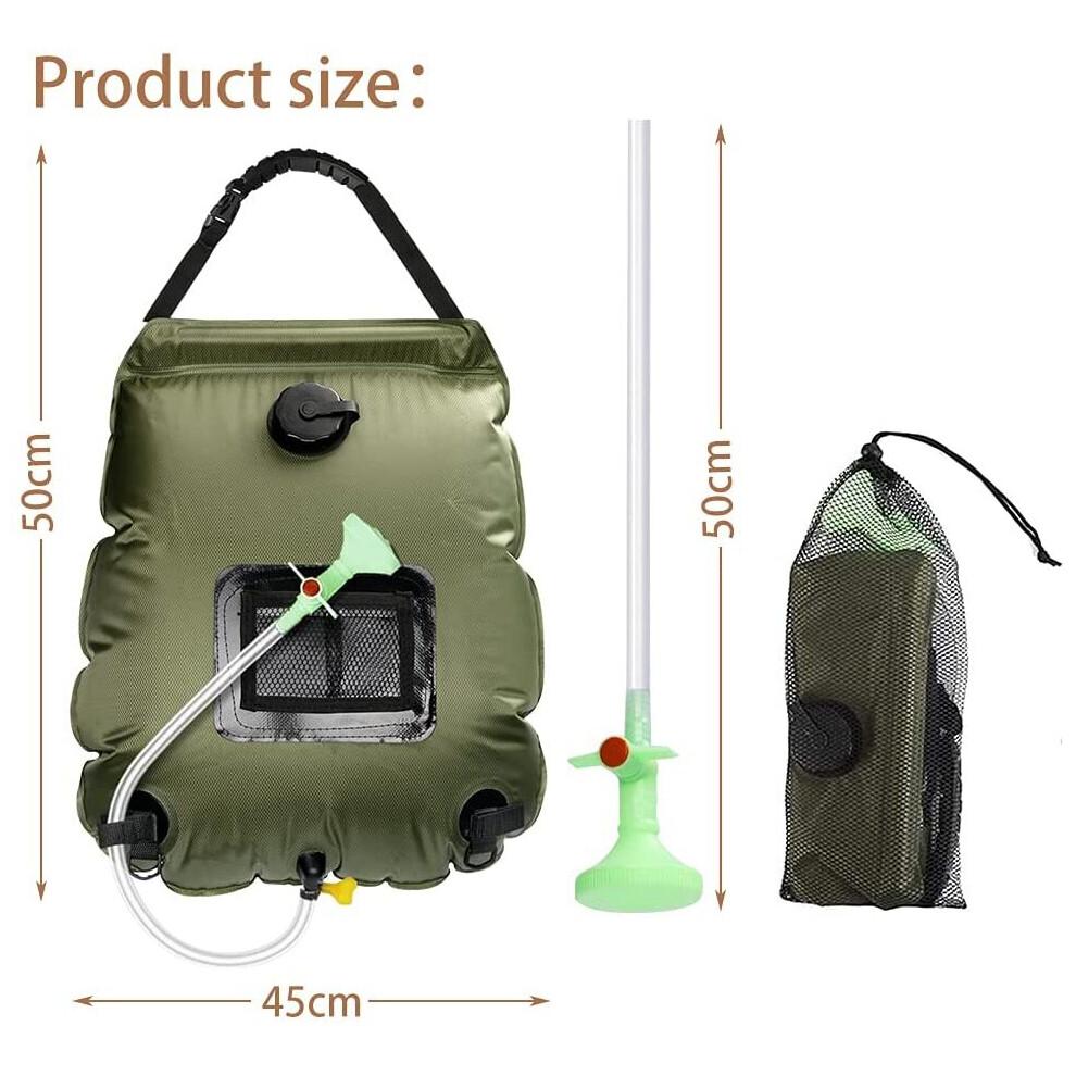Solar Camping Shower Bag, Solar Shower Bag, Solar Camping Shower, Camping Shower Bag, Foldable Shower Bag, Switchable Shower Head