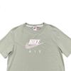 Nike Logo Round Neck Breathable Casual Short Sleeve T-Shirt Women Tops Green DN4862-006