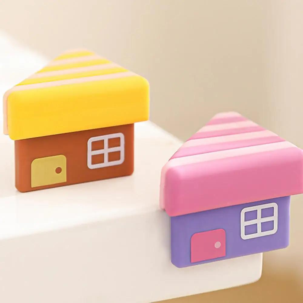 

Детские силиконовые противоударные уголки, мультяшные накладки на углы стола, комплекты по 2 штуки, защита безопасности ребенка для домашней мебели