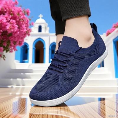 Nowe Damskie Buty Siatkowe Plus Size Para Outdoorowe Sneakersy Szeroka Podeszwa Płaskie Buty Buty Boskie Halowe Sneakersy do Jogi i Fitnessu