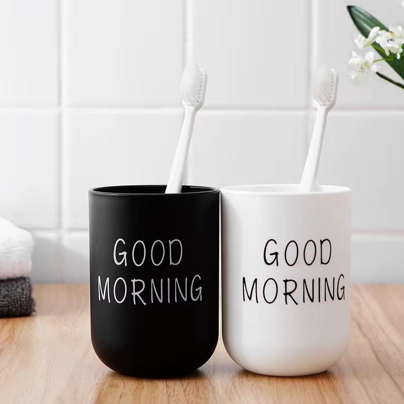 Portable Couple Toothbrush Washing Mouth Cups Plastic Home el Tooth Brush Holder Bathroom Accessories Mouthwash Storage Cups