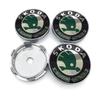 4pcs 60mm Car Wheel Center Hub Cap Rim Cover Emblem Stickers For Skoda Octavia 1 2 3 A4 A5 A7 A8 MK1 MK2 Kodiaq Superb 3 Karoq