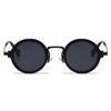 Vintage Small Round Sunglasses UV400 Protection Fashion Metal Frame Classic Luxury Brand Design Trendy Outdoor Shades